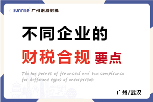 不同类型企业的财税合规要点